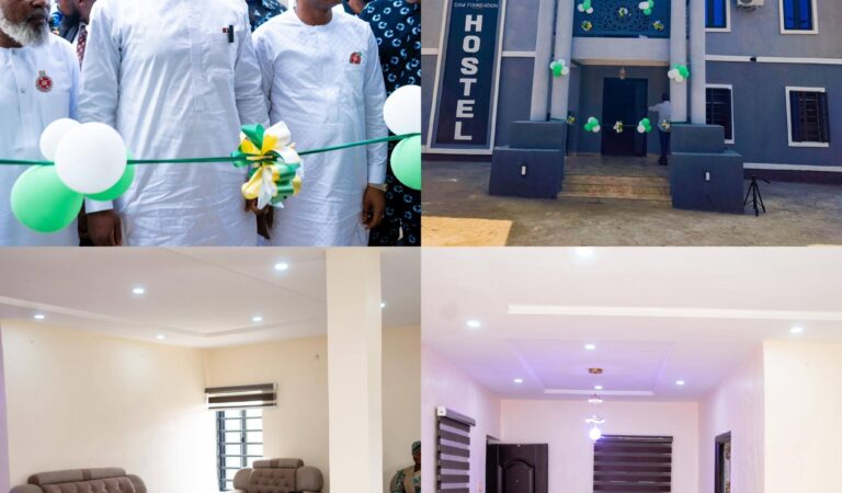 Photos: DAM Foundation Donates 100-Bed Modern Hostel in Kogi Central